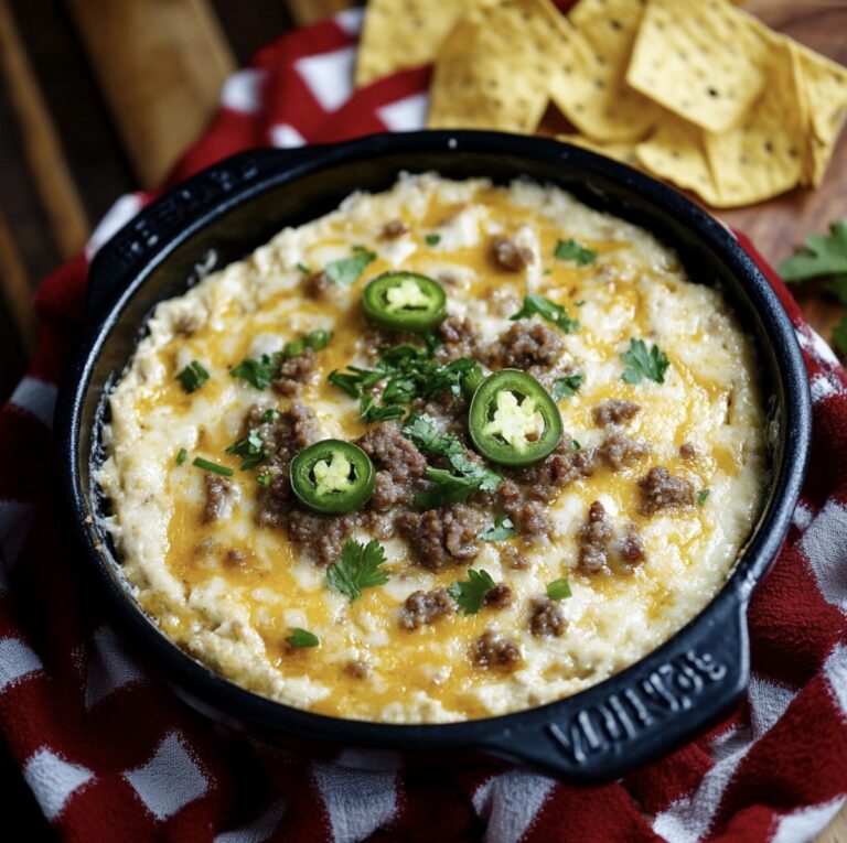 Sausage Jalapeno Popper Dip Recipe