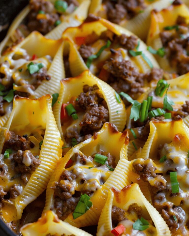 Philly Cheesesteak Pasta Shells Recipe
