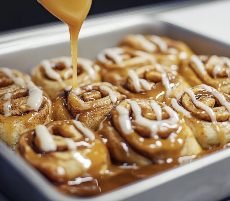 Gooey Caramel Apple Cinnamon Rolls Recipe