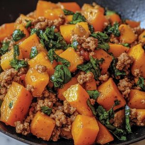 Hearty Ground Turkey Sweet Potato Skillet Recipe
