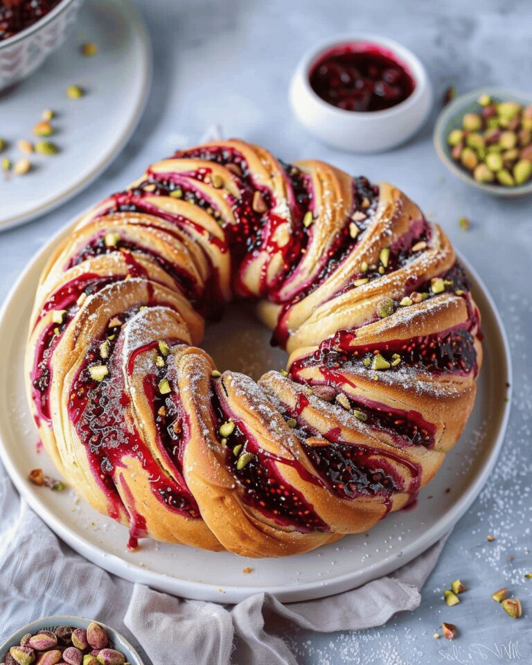 Raspberry And Pistachio Swirl Bread Recipe