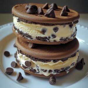 Dreamy Chocolate Chip Ice Cream Sandwiches Recipe
