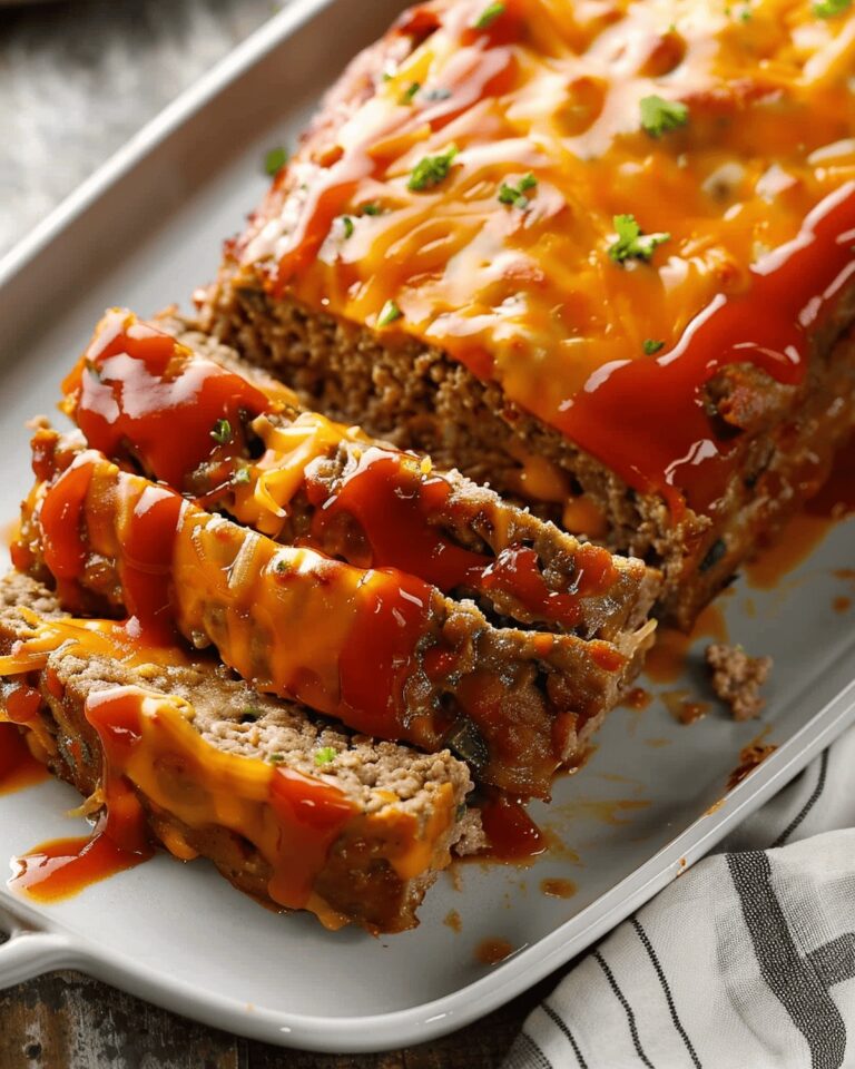 Savory Cheddar Meatloaf Delight Recipe
