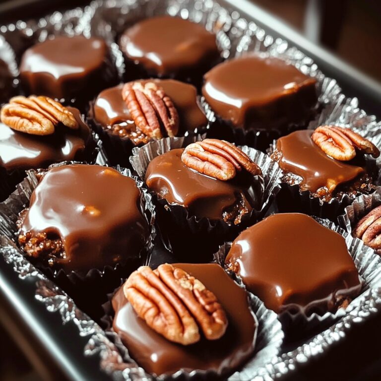 Gooey Turtle Candy With Pecans And Caramel Recipe