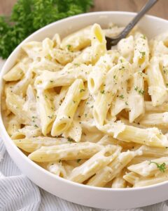 White Sauce Penne Pasta Recipe