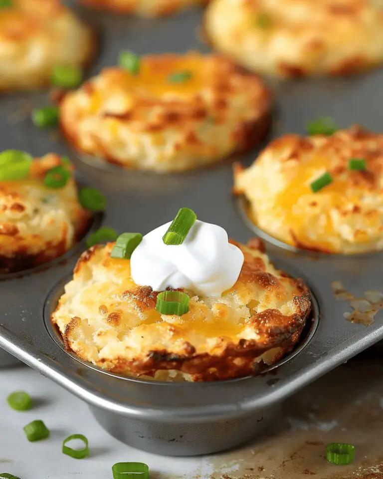 Cheesy Baked Potato Cups Recipe