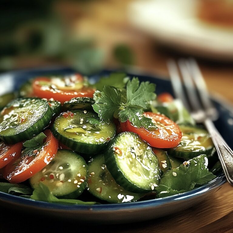 Crisp Cucumber Salad Recipe