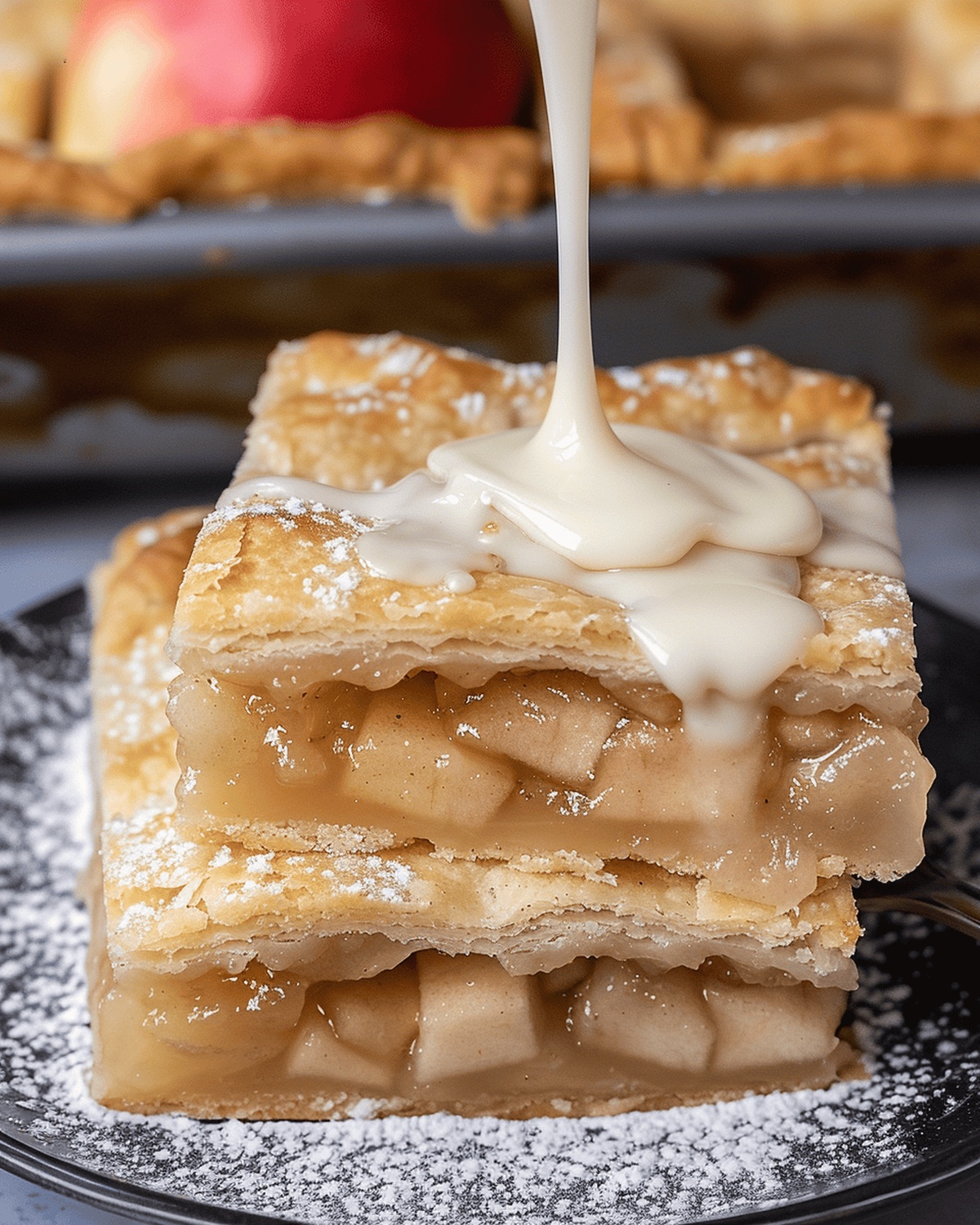 Chicago-Style Bakery Apple Squares Recipe