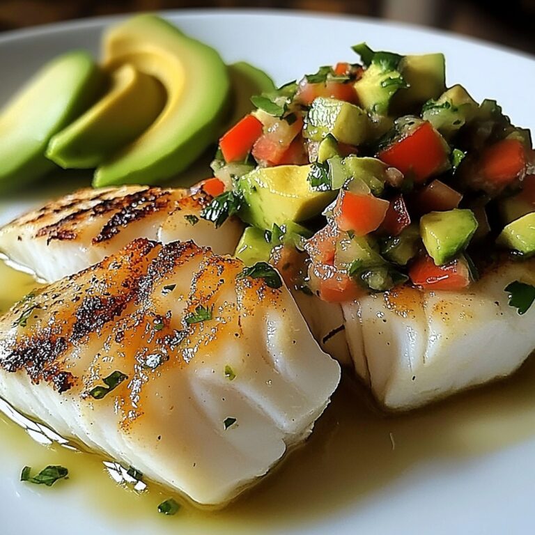 Tropical Coconut Lime Fish With Avocado Salsa Recipe