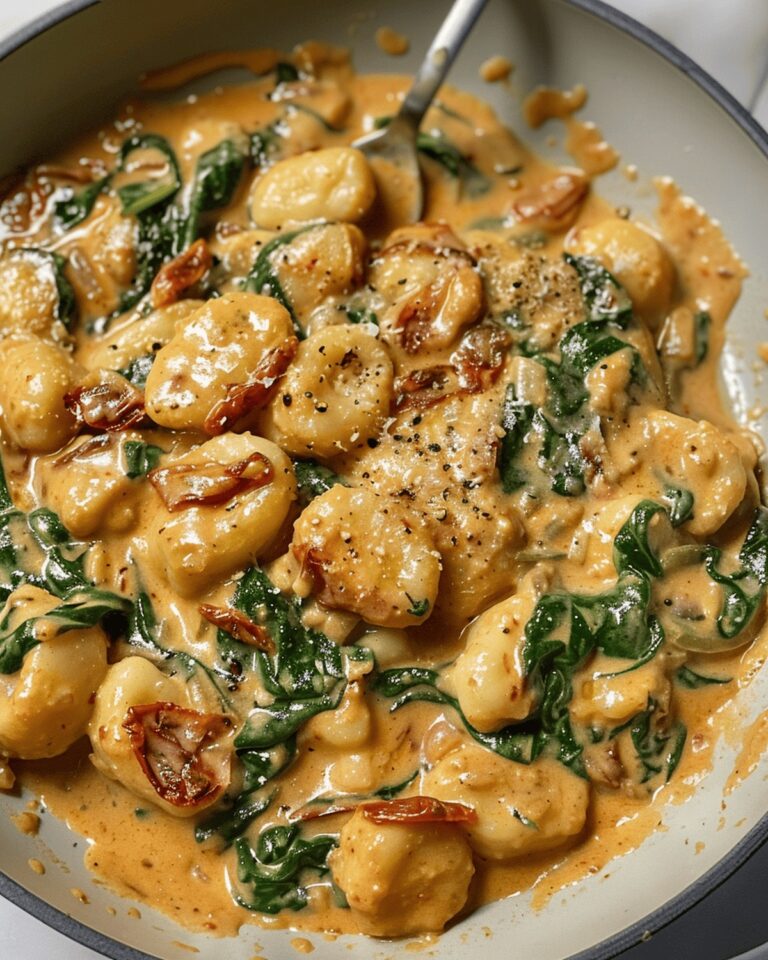 Creamy Spinach And Sundried Tomato Gnocchi Recipe