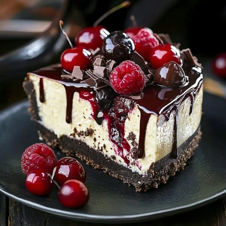 Velvety Black Forest Cheesecake Symphony Recipe