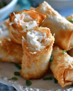 Crab Rangoon Spring Rolls Recipe