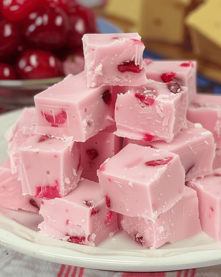 White Chocolate Cherry Fudge Recipe