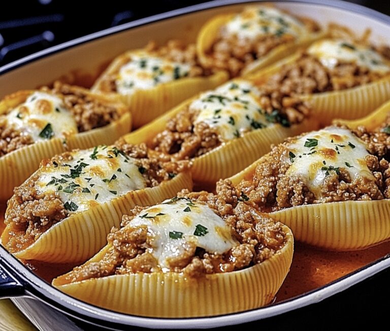 Cheesy Beef-Stuffed Shells With Ricotta Filling Recipe