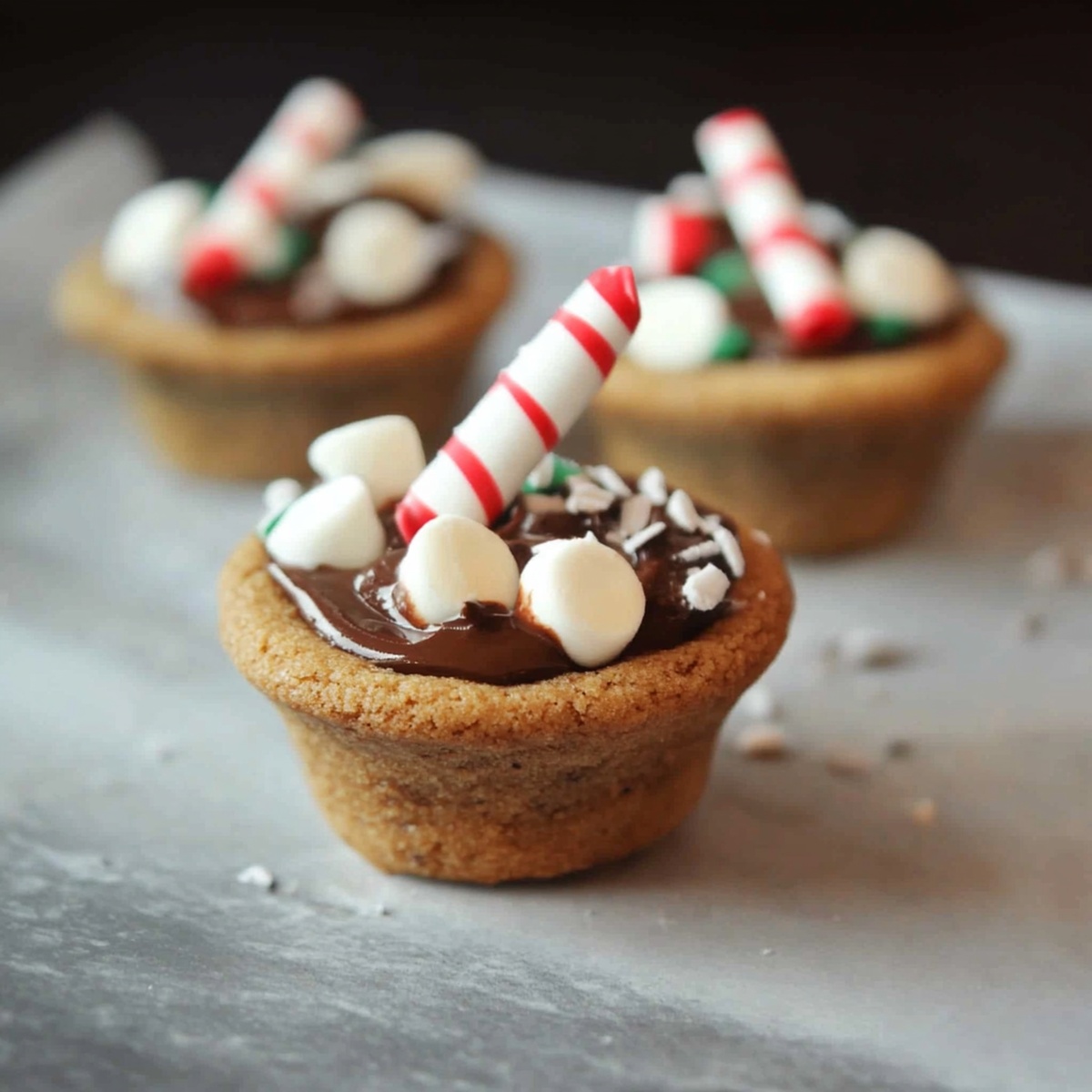 Cozy Hot Chocolate Cookie Cups Recipe