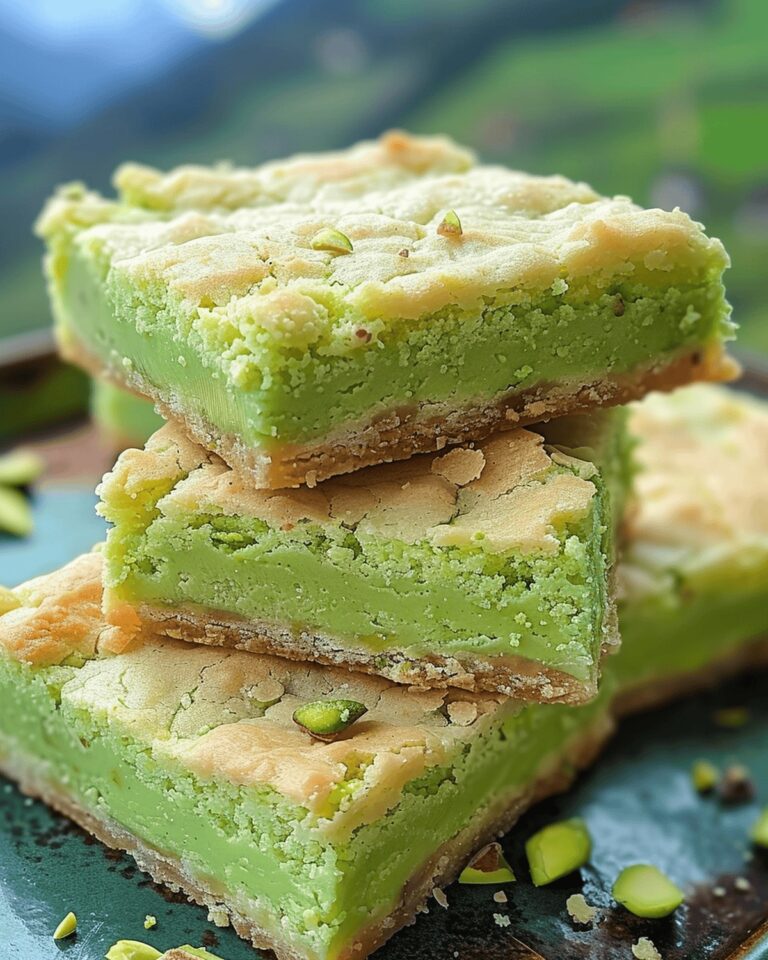 Pistachio Dream Cookie Bars Recipe