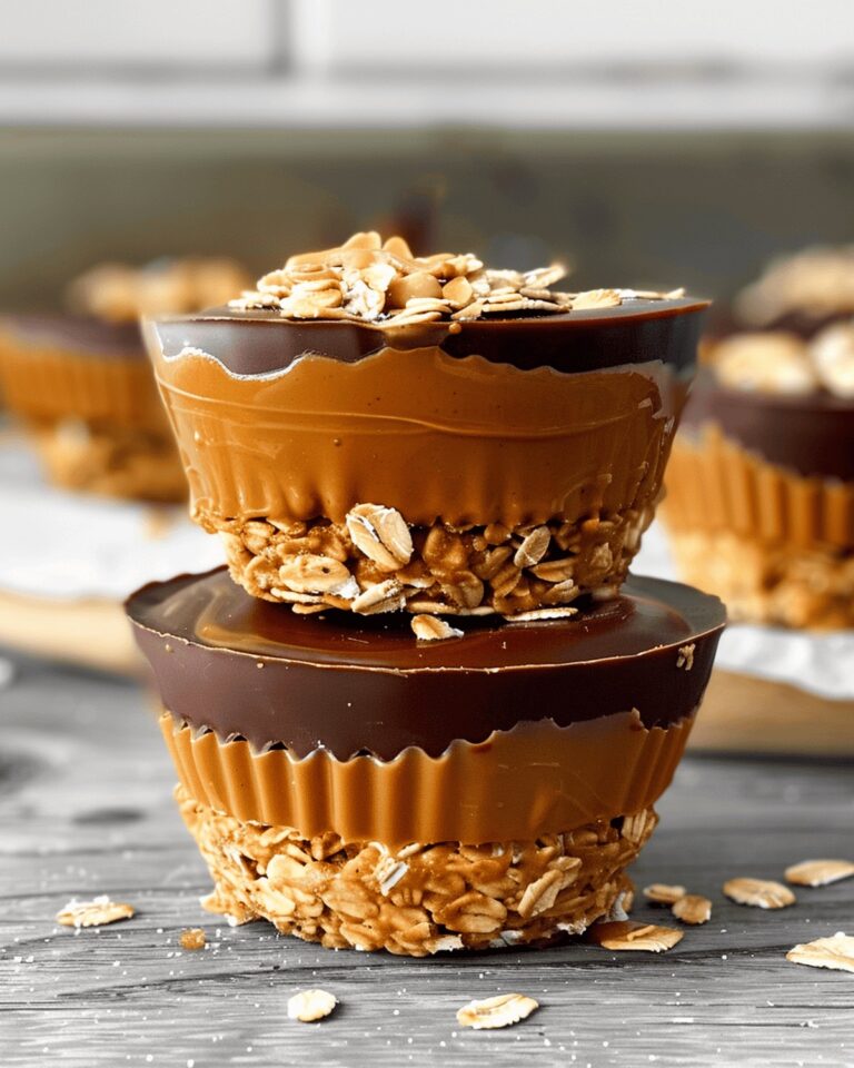 Peanut Butter Chocolate Oat Cups Recipe