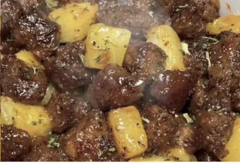 Butter Steak Bites With Garlic Herb Potatoes Recipe