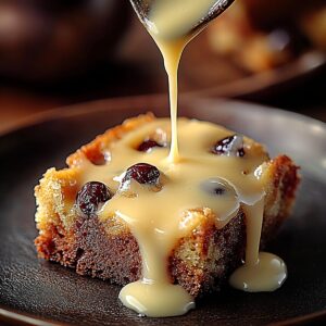 Heartwarming Grandmas Old-Fashioned Bread Pudding With Vanilla Sauce Recipe