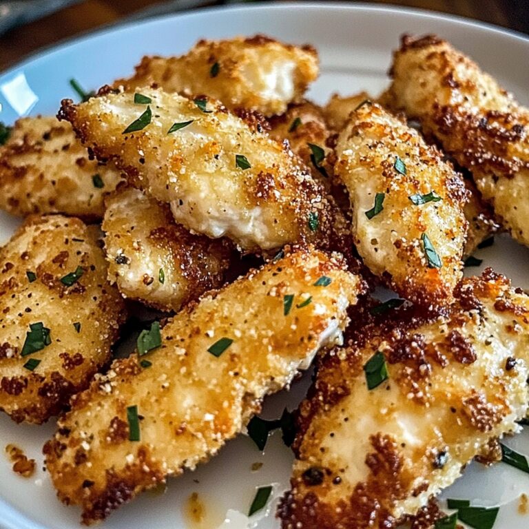 Crispy Parmesan Crusted Air Fryer Chicken Tenders Recipe