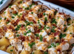 Loaded Potato Ranch Chicken Casserole Recipe