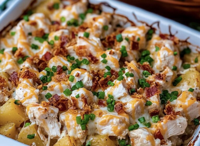 Loaded Potato Ranch Chicken Casserole Recipe