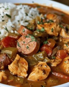 Cajun Style Chicken And Sausage Stew Recipe
