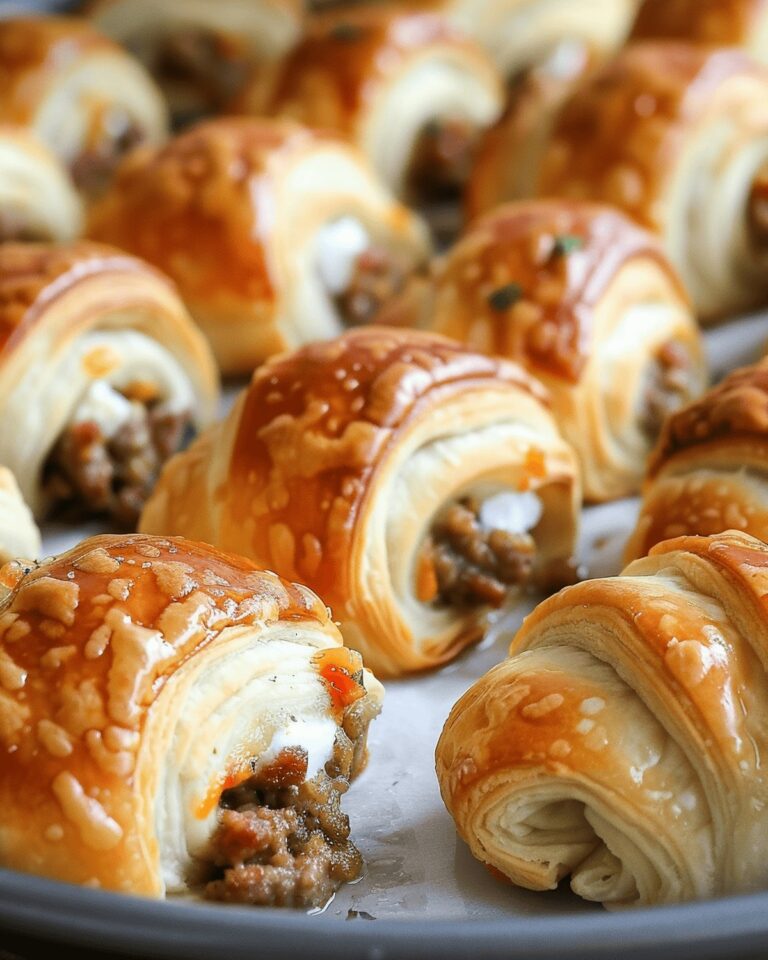 Savory Sausage & Cream Cheese Crescents Recipe