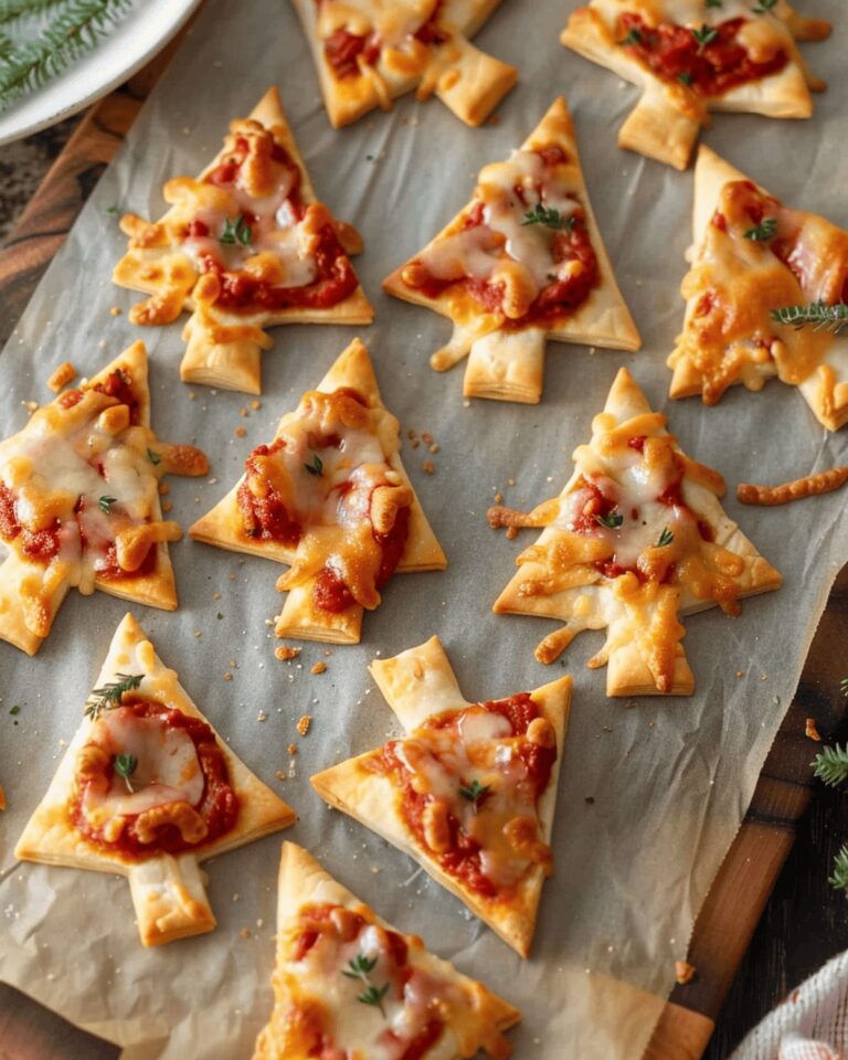 Puff Pastry Festive Pizza Trees Recipe