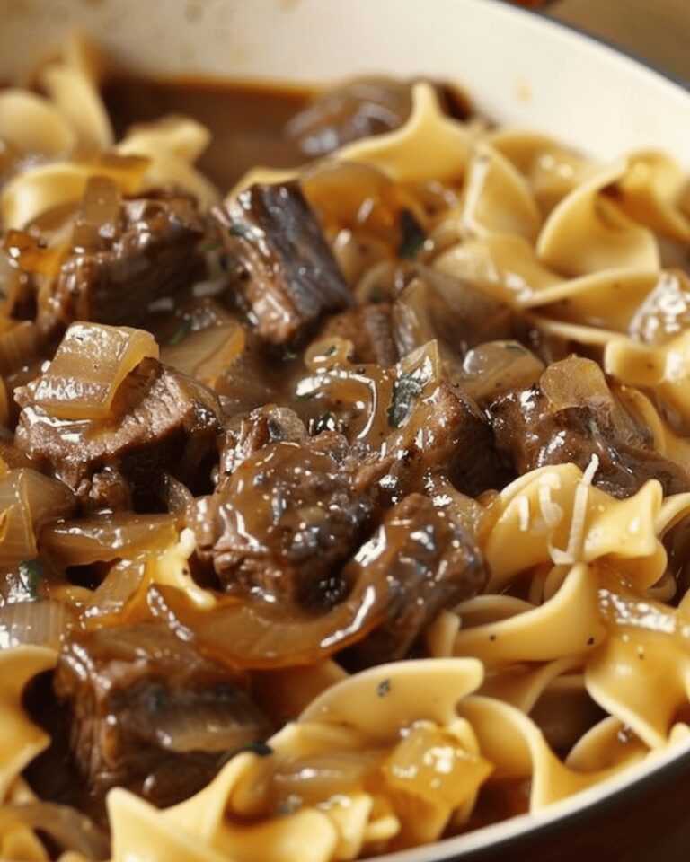 French Onion Beef Pasta Delight Recipe