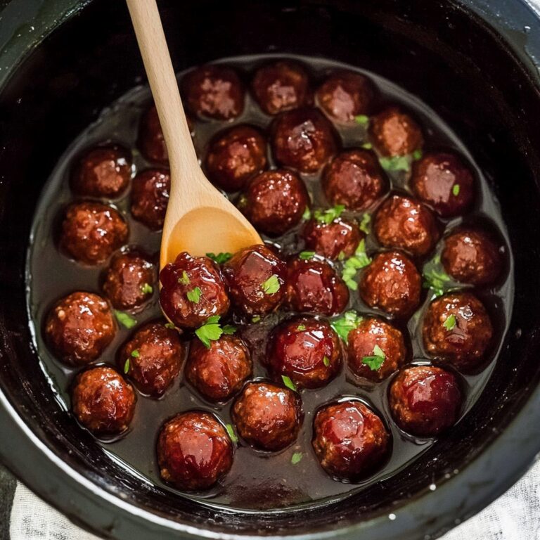Easy Grape Jelly Meatballs Recipe