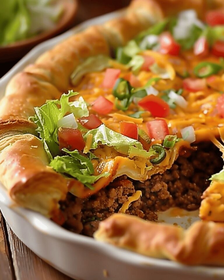 Crescent Roll Taco Delight Recipe