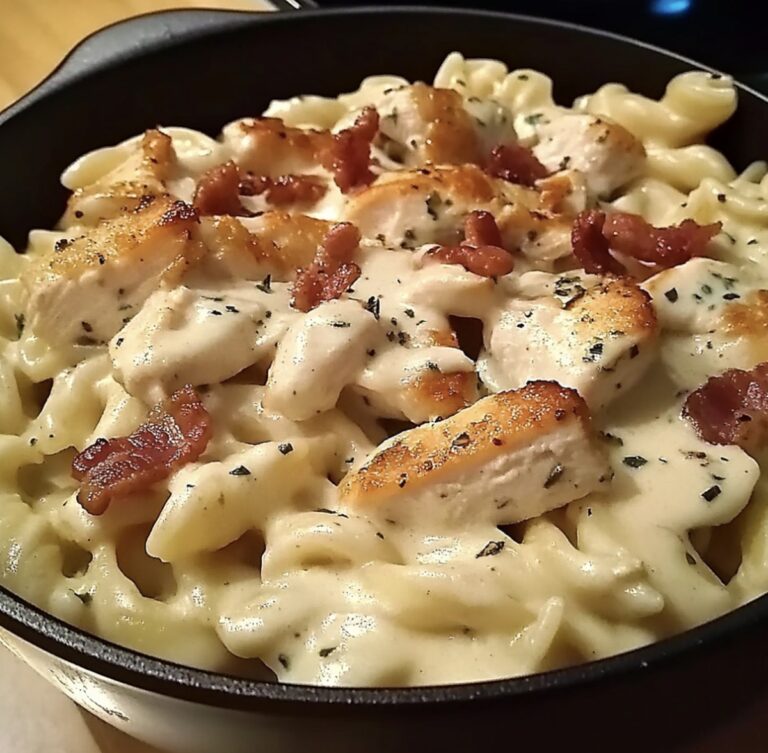 Creamy Chicken Bacon Ranch Pasta Recipe