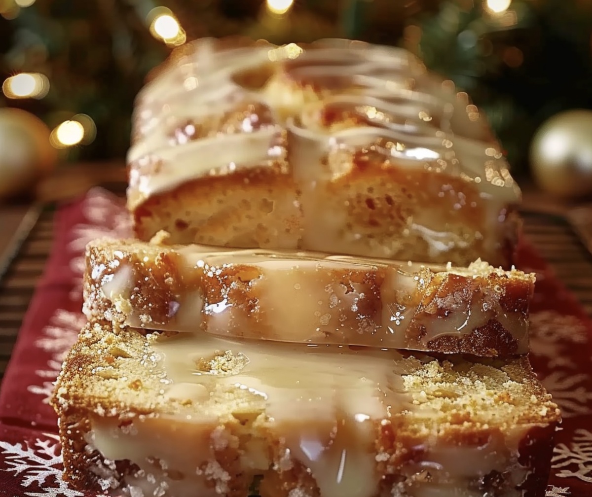 Festive Christmas Eggnog Bread Recipe