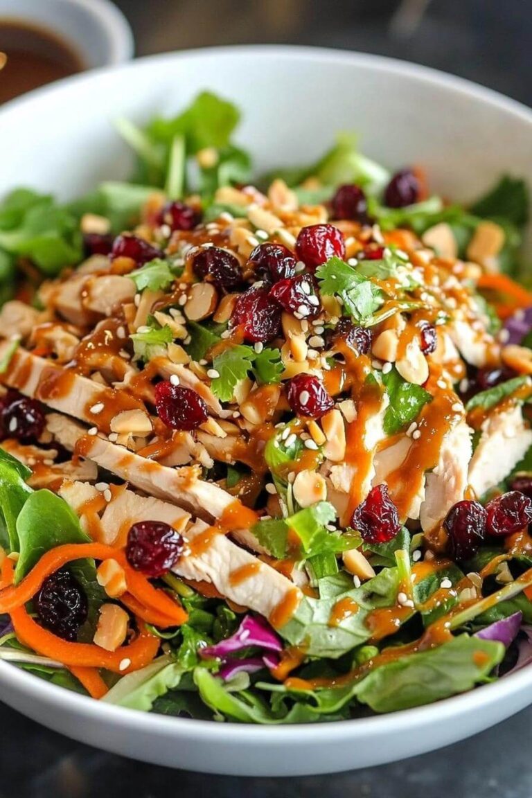 Asian Chicken Cranberry Salad Recipe