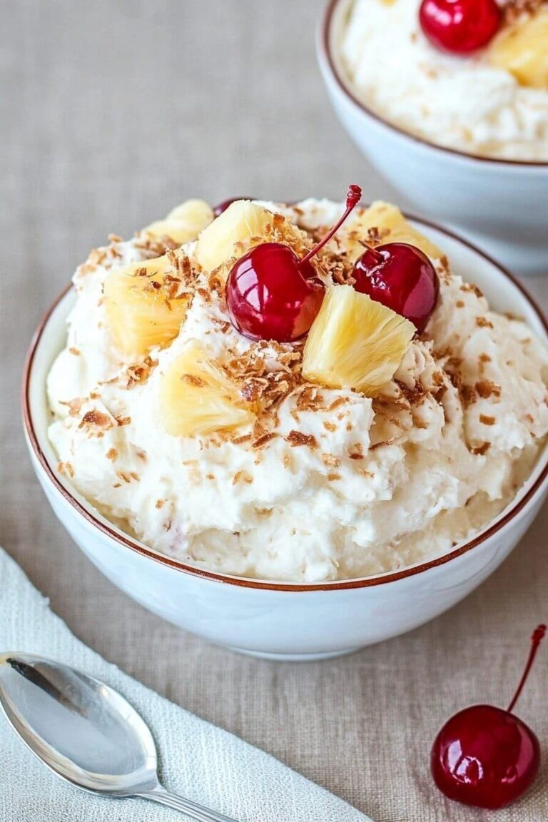 Hawaiian Pineapple Coconut Fluff Recipe