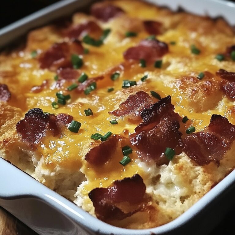 Hearty Bacon, Egg And Cheese Biscuit Bake Recipe