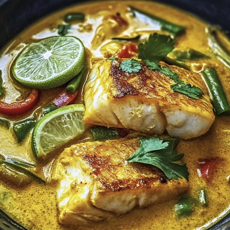 Vibrant Coconut Fish Curry With Lime And Lemongrass Recipe