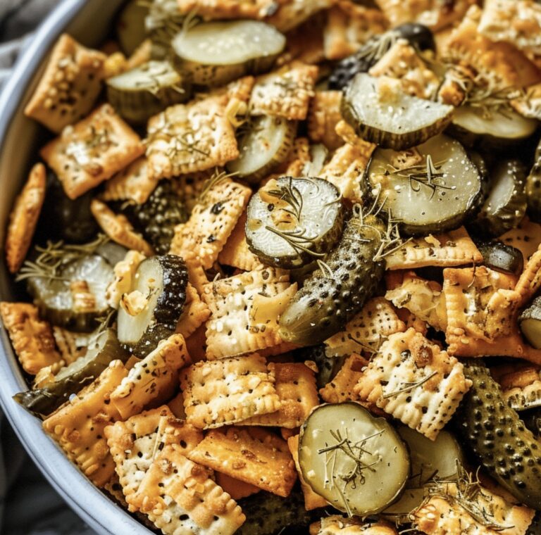 Zesty Dill Pickle Chex Mix Recipe