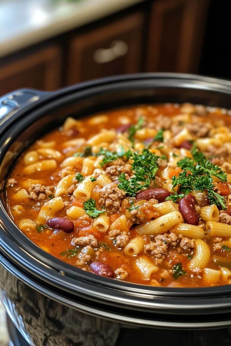 Olive Garden Slow Cooker Pasta Fagioli Recipe