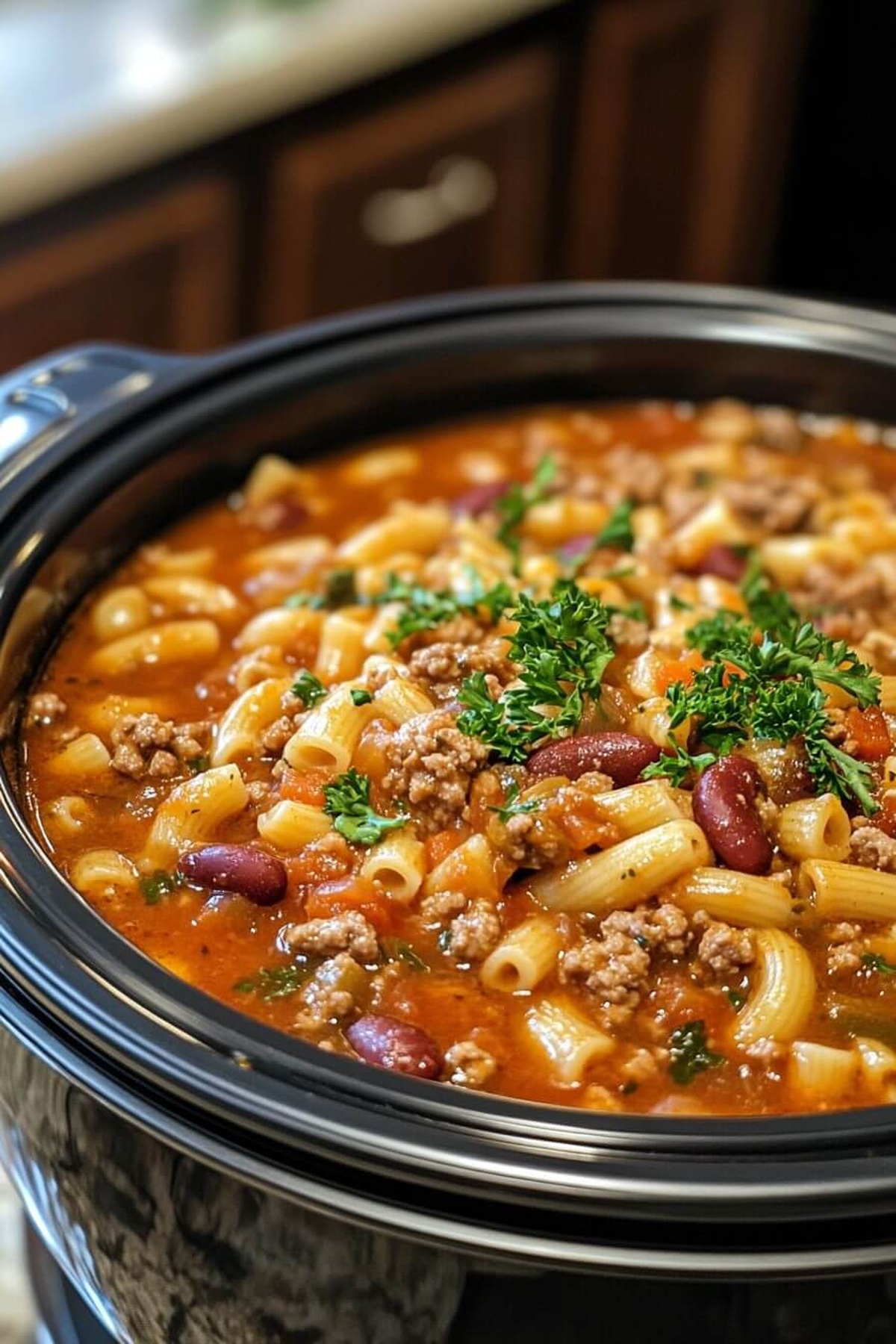 Olive Garden Slow Cooker Pasta Fagioli Recipe