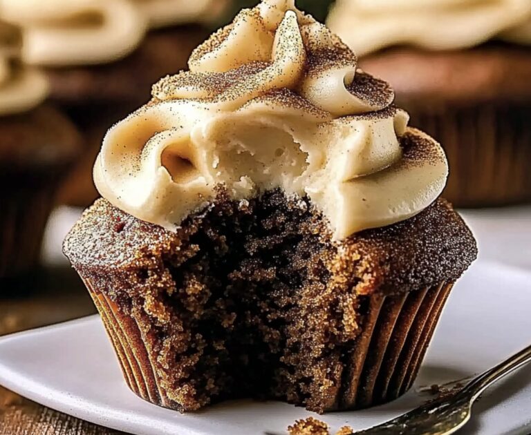 Festive Gingerbread Cupcakes Recipe