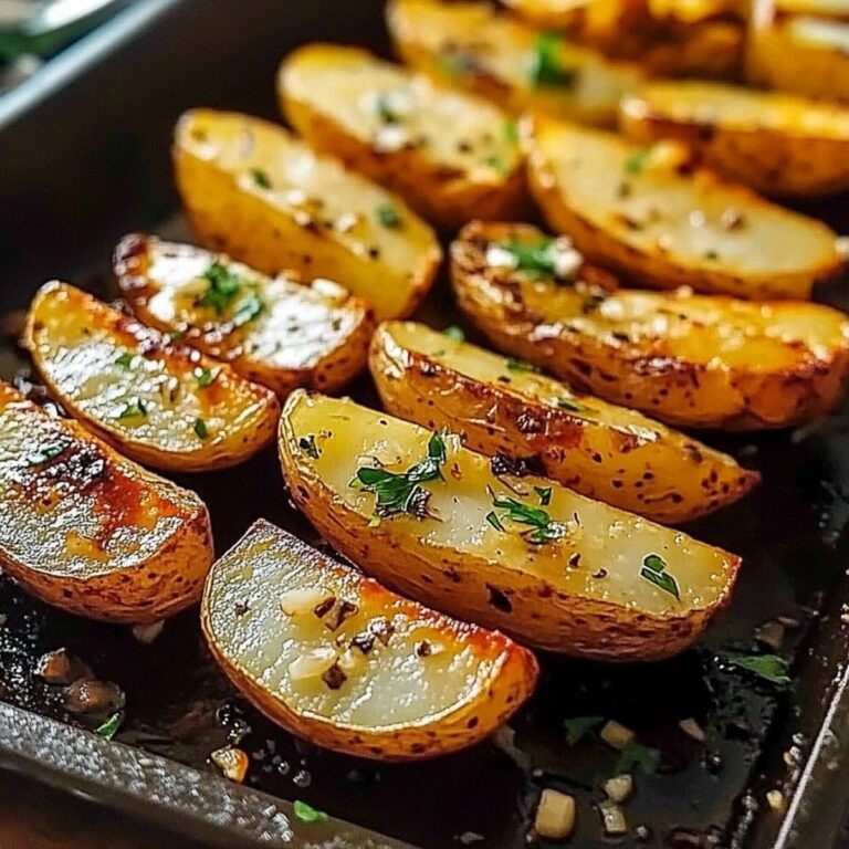 Crispy Roasted Garlic Idaho Potatoes Recipe