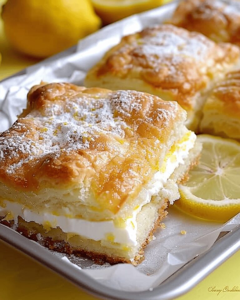 Lemon Cream Cheese Delight Bars Recipe