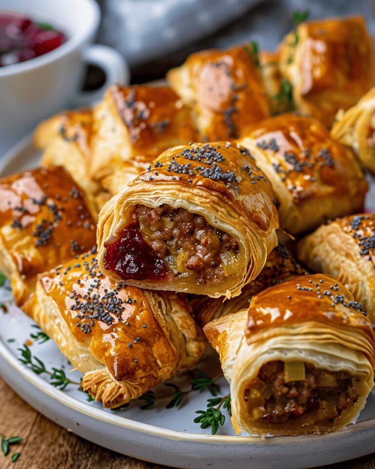 Festive Sausage Pastry Bites Recipe