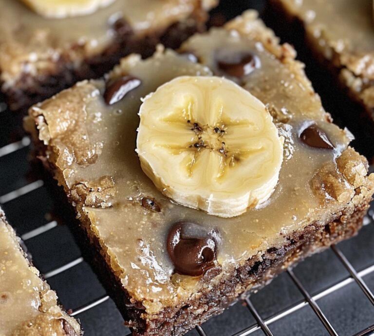 Moist Banana Bread Brownies Recipe
