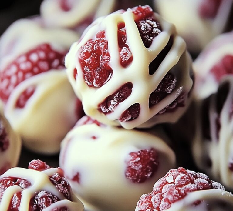 Indulgent White Chocolate Raspberry Cheesecake Balls Recipe