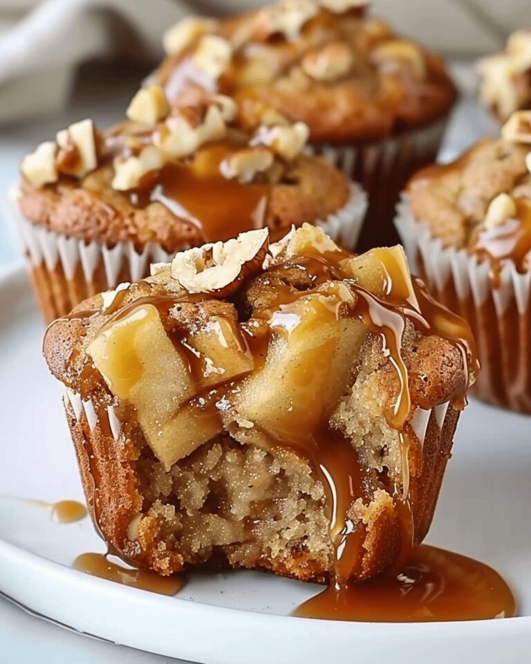 Caramel Apple Delight Muffins With Walnut Crunch Recipe