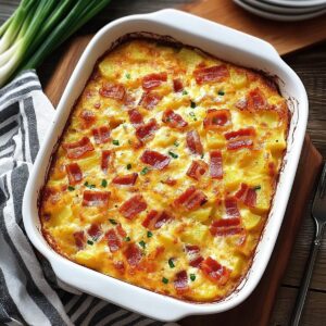 Hearty Bacon, Potato, And Egg Casserole Recipe