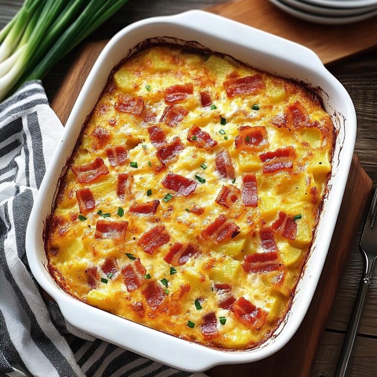 Hearty Bacon, Potato, And Egg Casserole Recipe